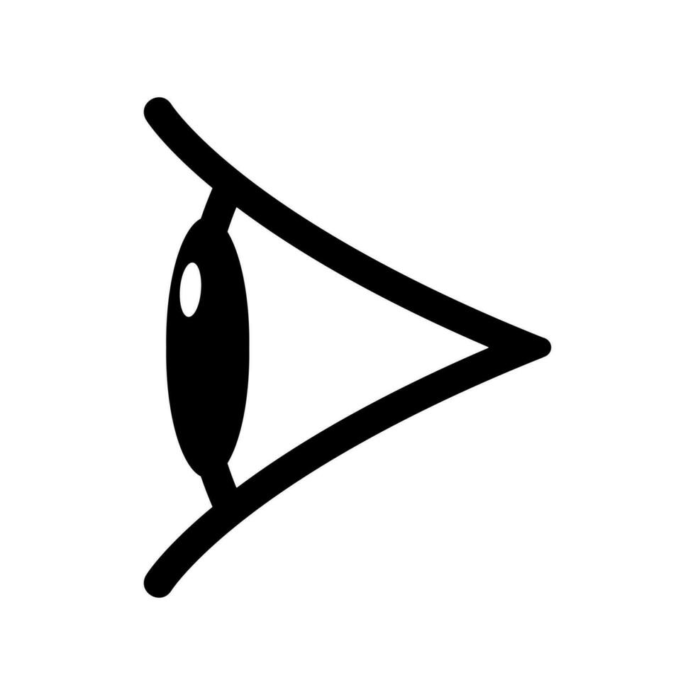 Eye icon, vector symbol isolated.