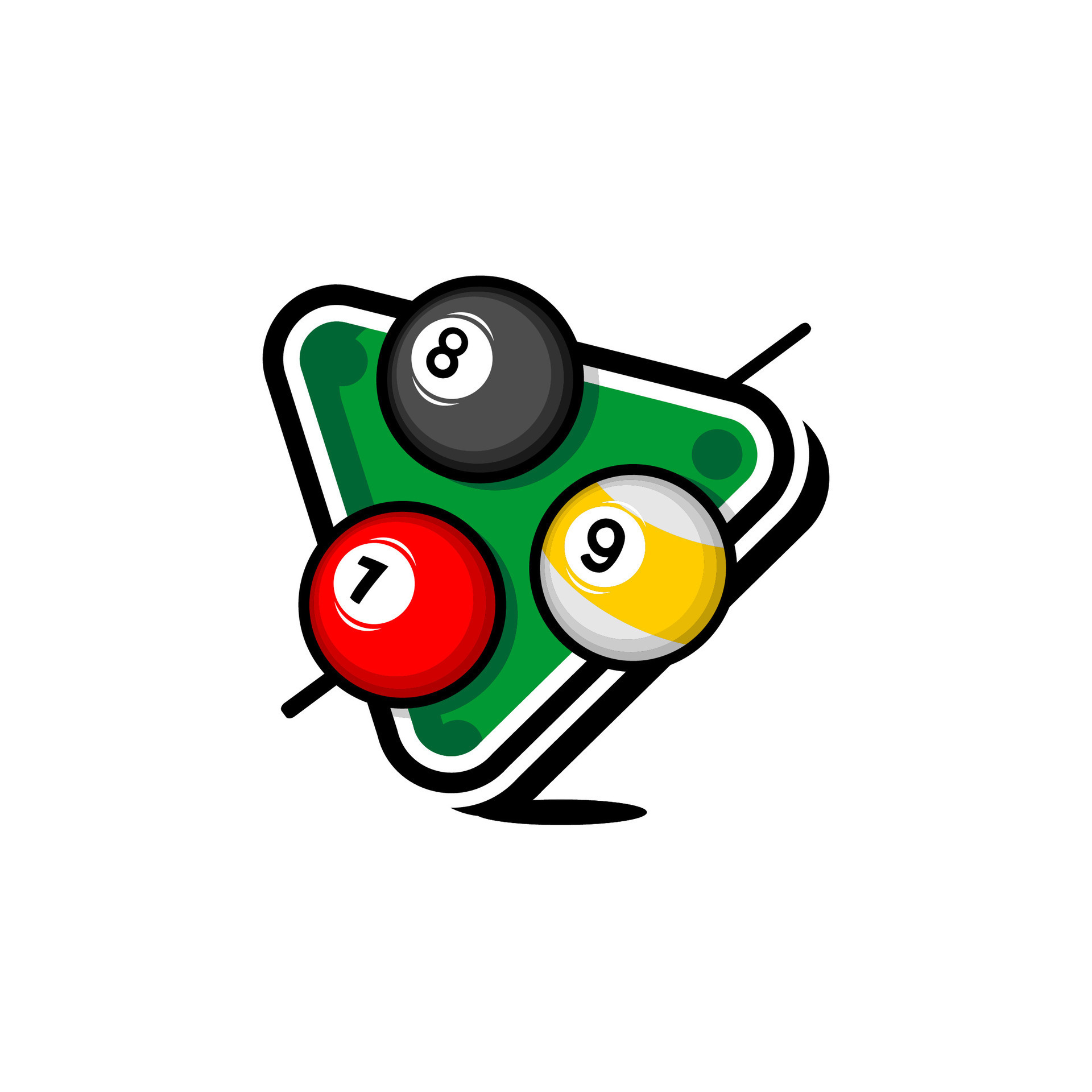 vector illustration of billiard balls 25436507 Vector Art at Vecteezy