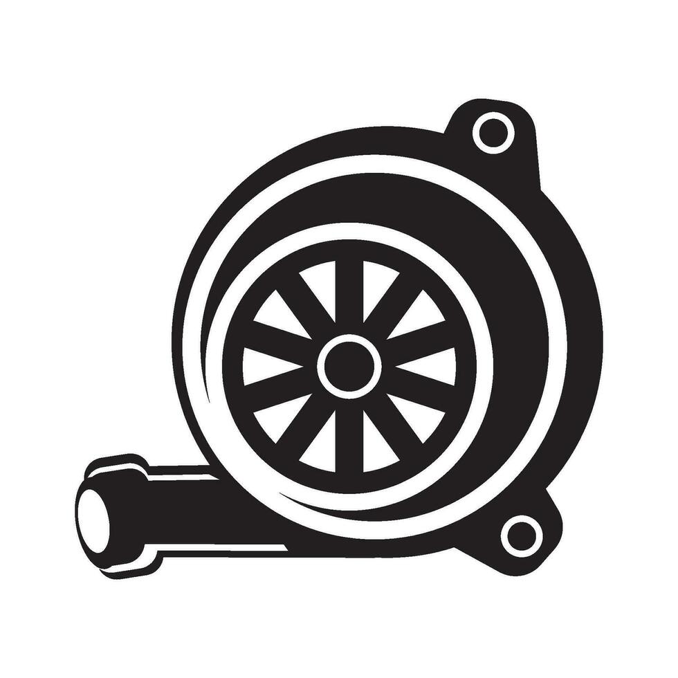 turbo logo icono, ilustración diseño modelo. vector