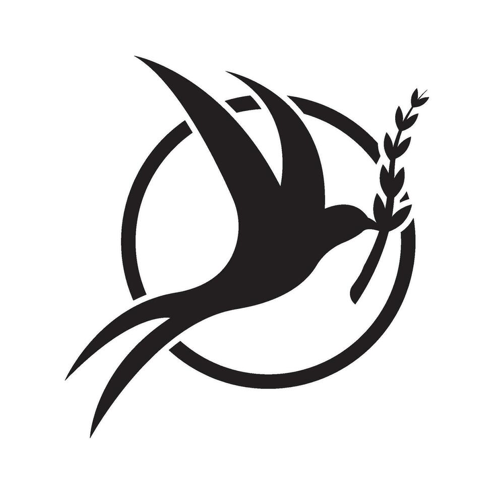 swallow logo vector illustration design template.