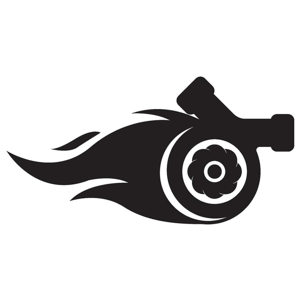 Turbo logo icon,illustration design template. vector