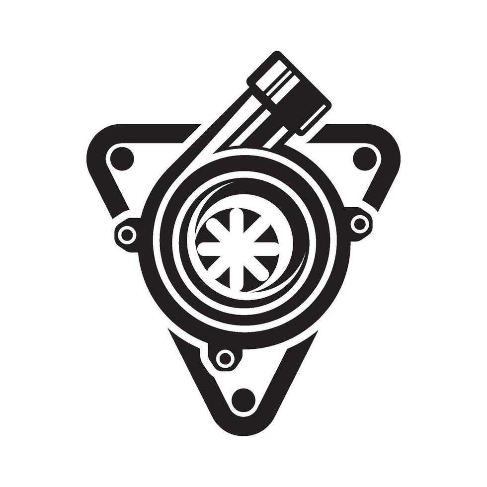 Turbo logo icon,illustration design template. vector