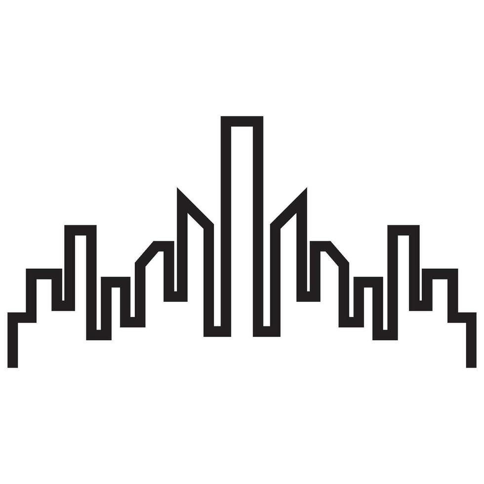 concept of Building Logo Vector Icon Illustration Design