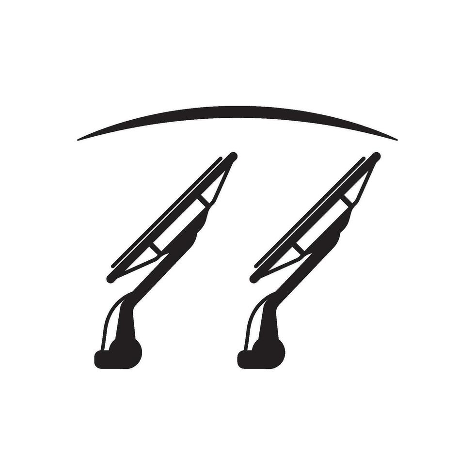 limpiaparabrisas icono vector ilustración símbolo diseño
