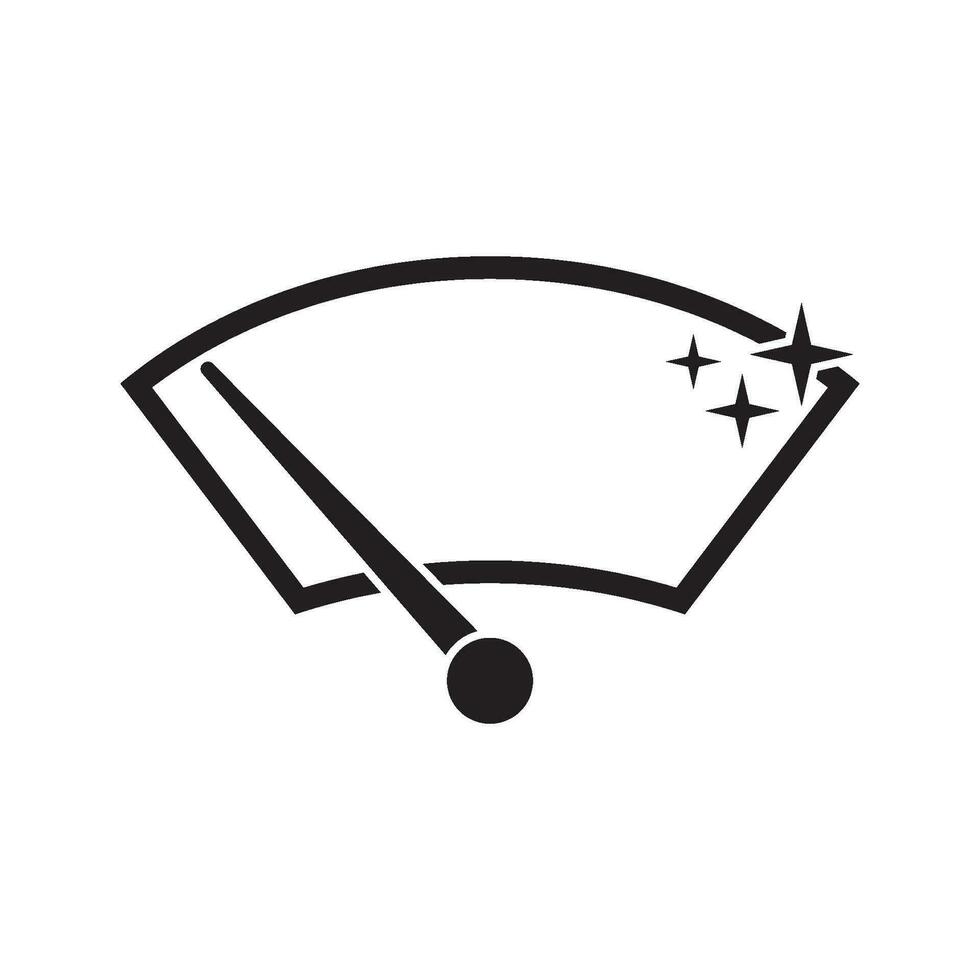 Wiper icon vector illustration symbol design
