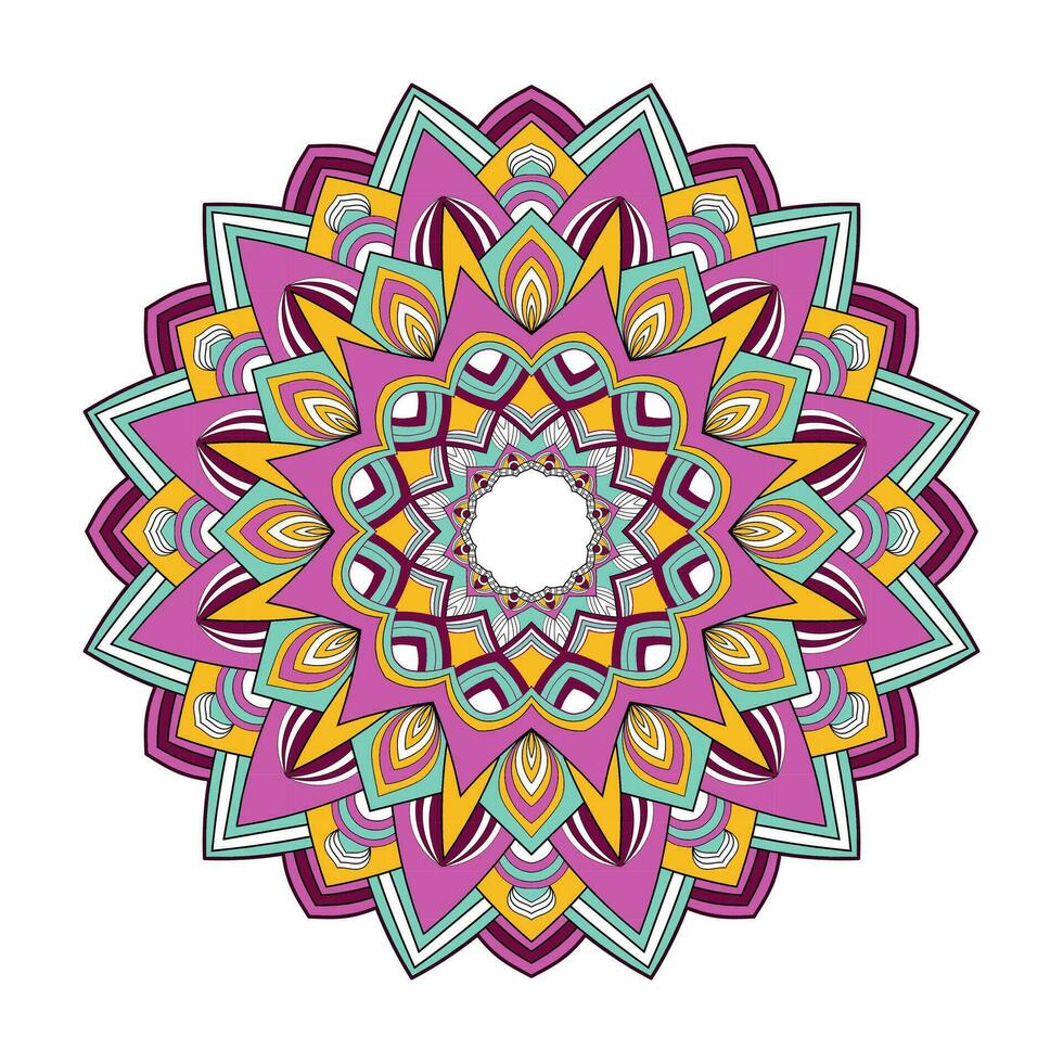 mandala diseño vector modelo