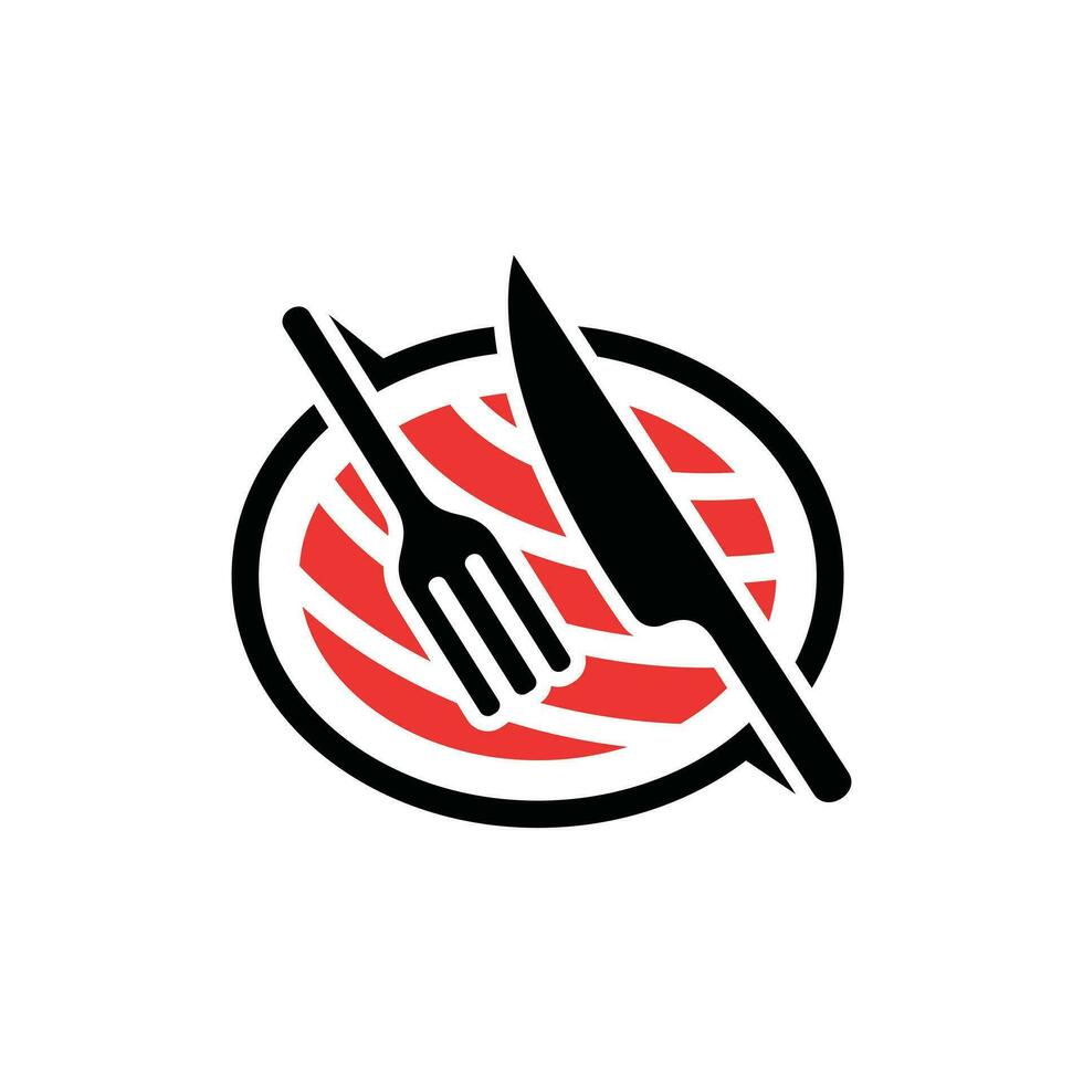 Food Sushi logo template. Japanese traditional cuisine, tasty food icon, Japanese Food Sushi Seafood Vector