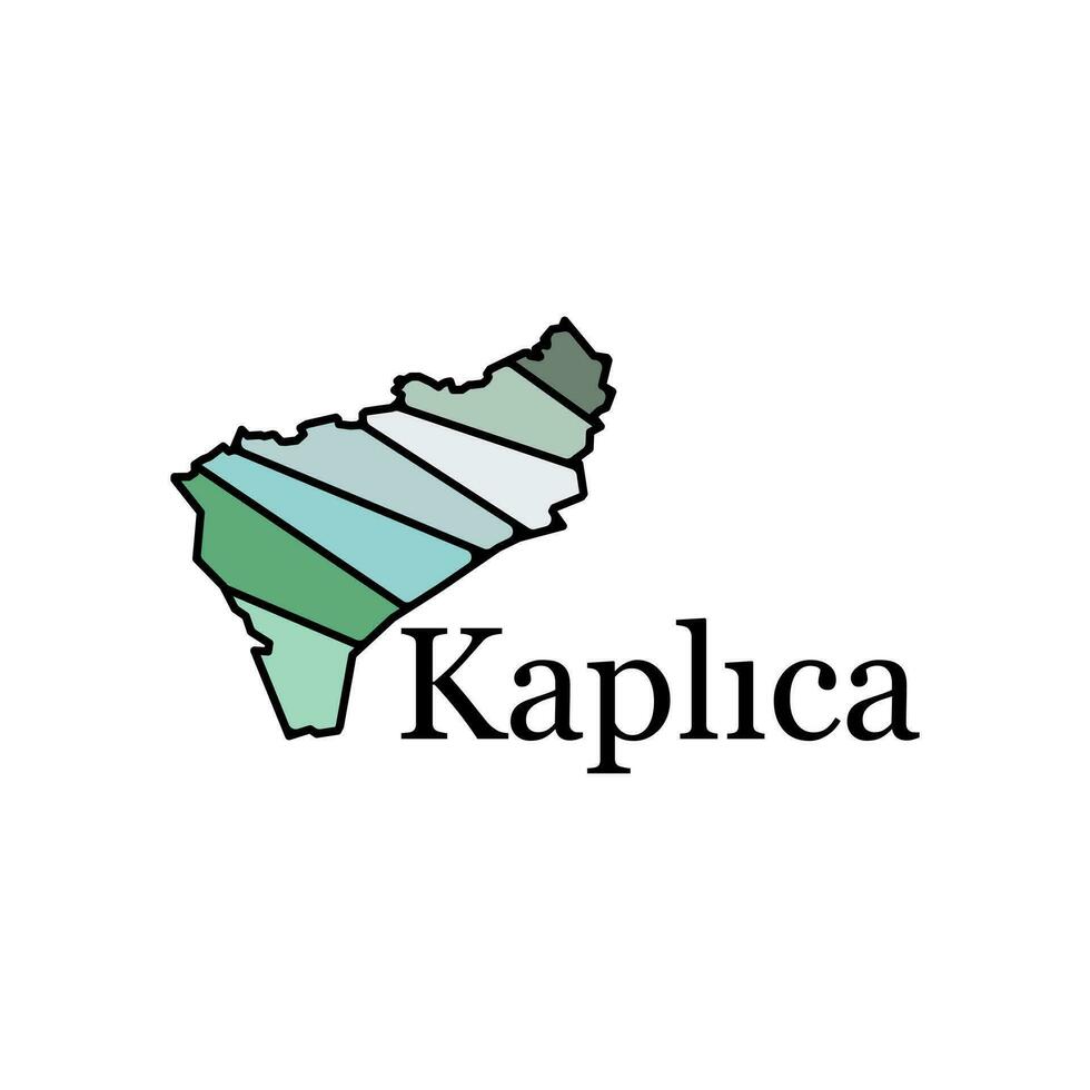 Kaplica Turkey Map illustration vector Design Template, suitable for your company