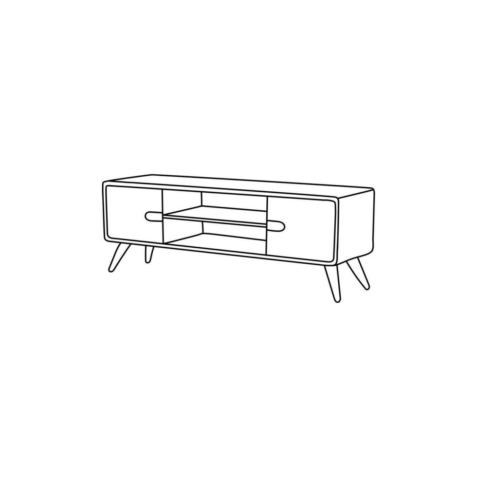 Table icon minimalist line simple Logo Vector Design. Abstract, designs concept, logos, logotype element for template.
