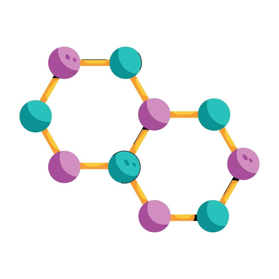 Trendy Nanotechnology Concepts vector