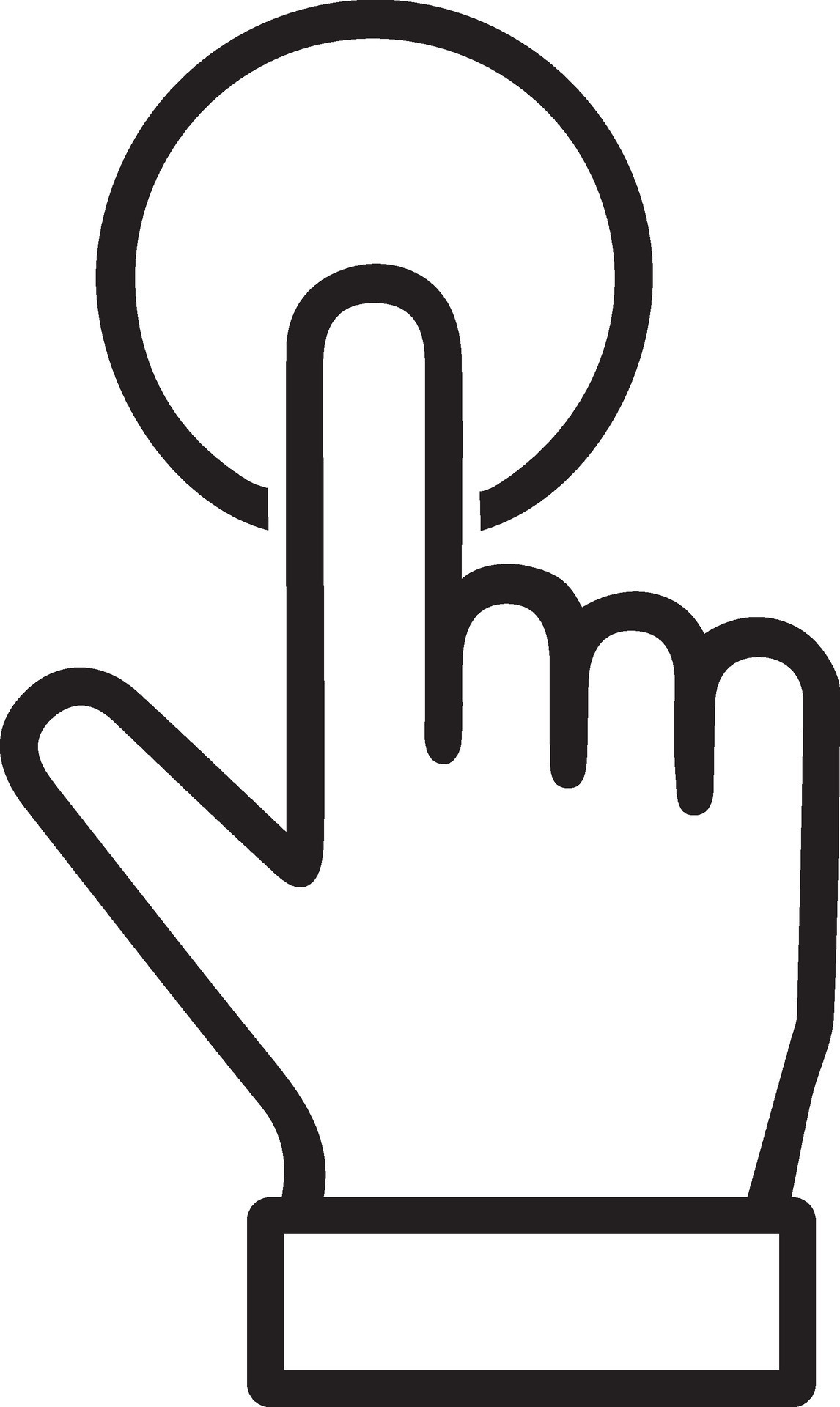 Action icon PNG, Hand icon, Click, Hand PNG, Act icon, Call Symbol ...