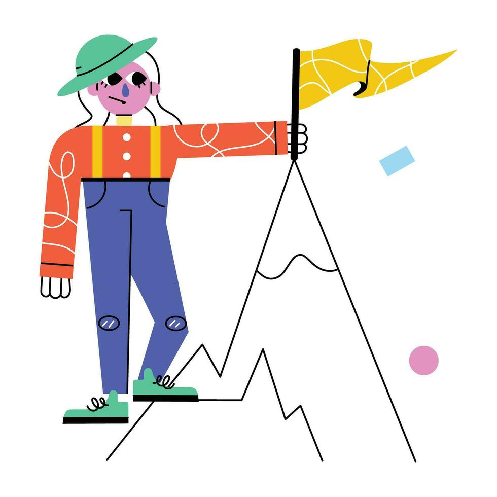 Trendy Mission Complete vector