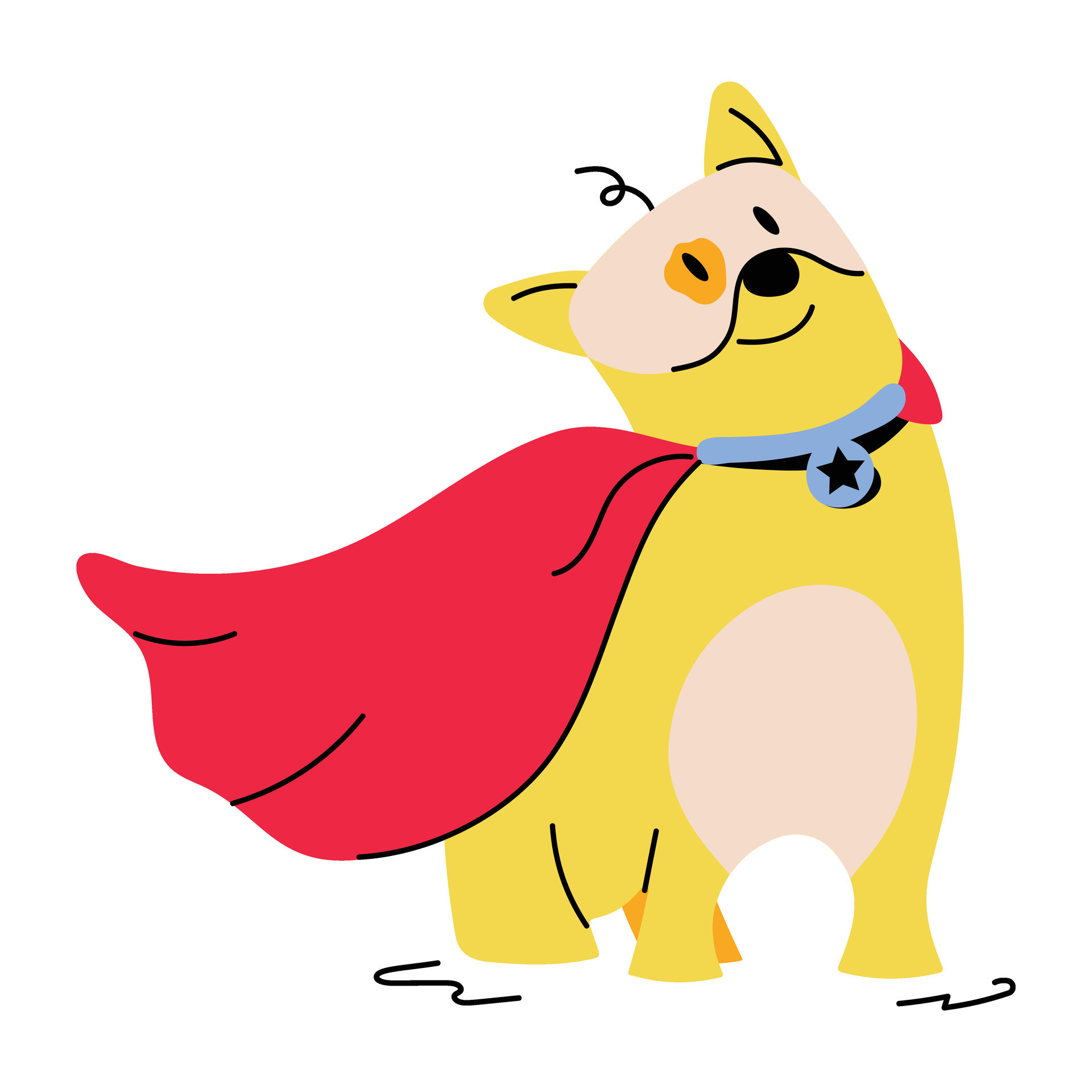 trendy-dog-cape-25438619-vector-art-at-vecteezy