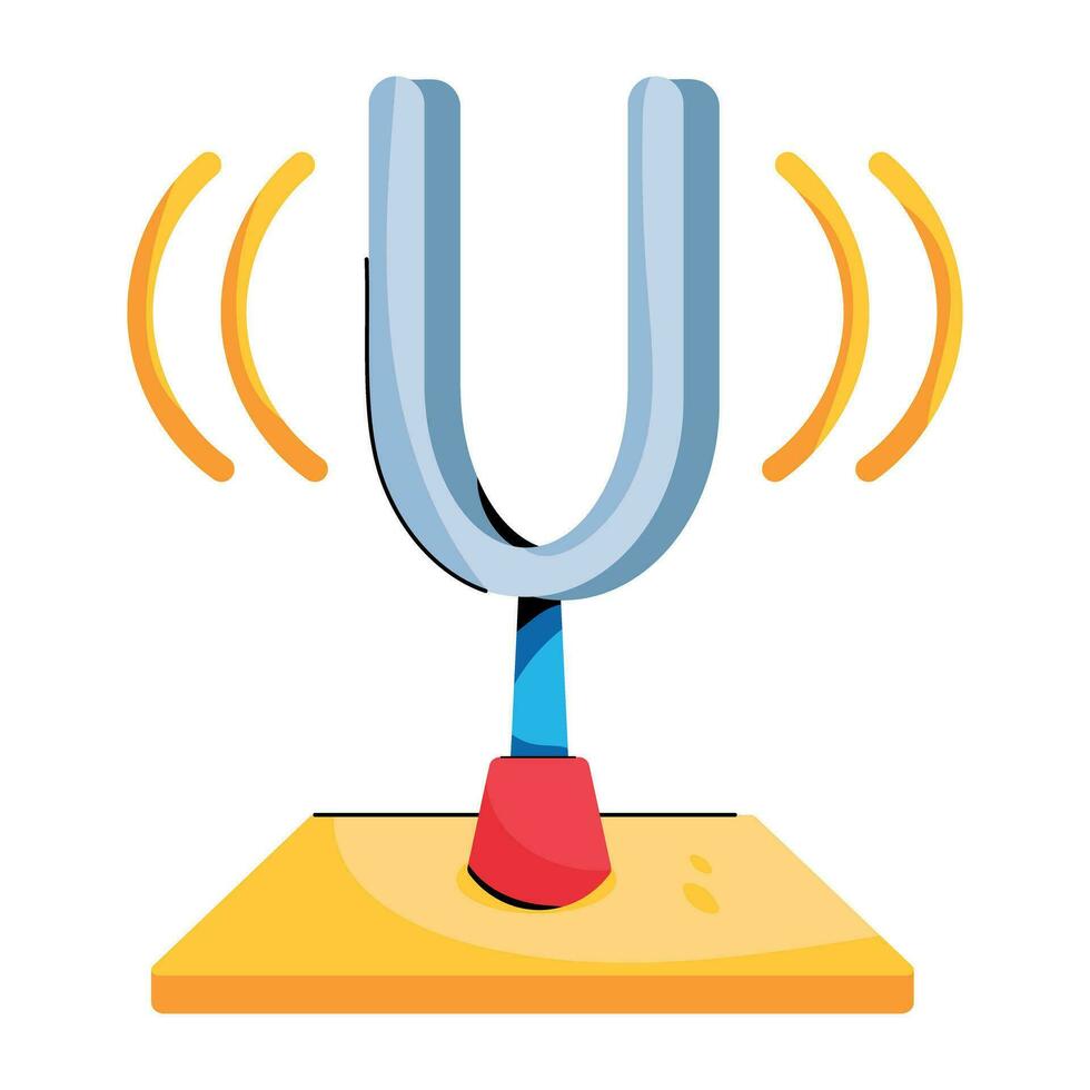 Trendy Tuning Fork 25438635 Vector Art at Vecteezy