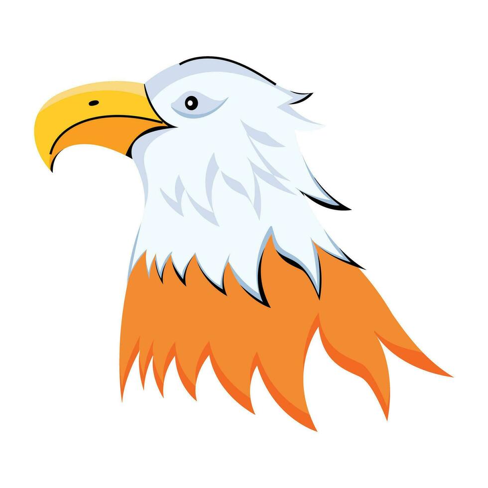 Trendy Eagle Head vector