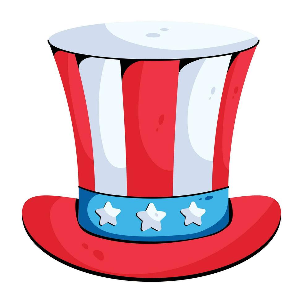 Trendy USA Hat vector