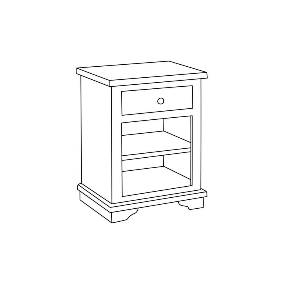 furniture design of Table minimalist logo or icon vector illustration, interior design template