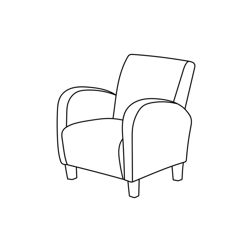 silla mueble logo diseño plantilla, mueble empresa logo. creativo moderno vector diseño.madera mueble logo.
