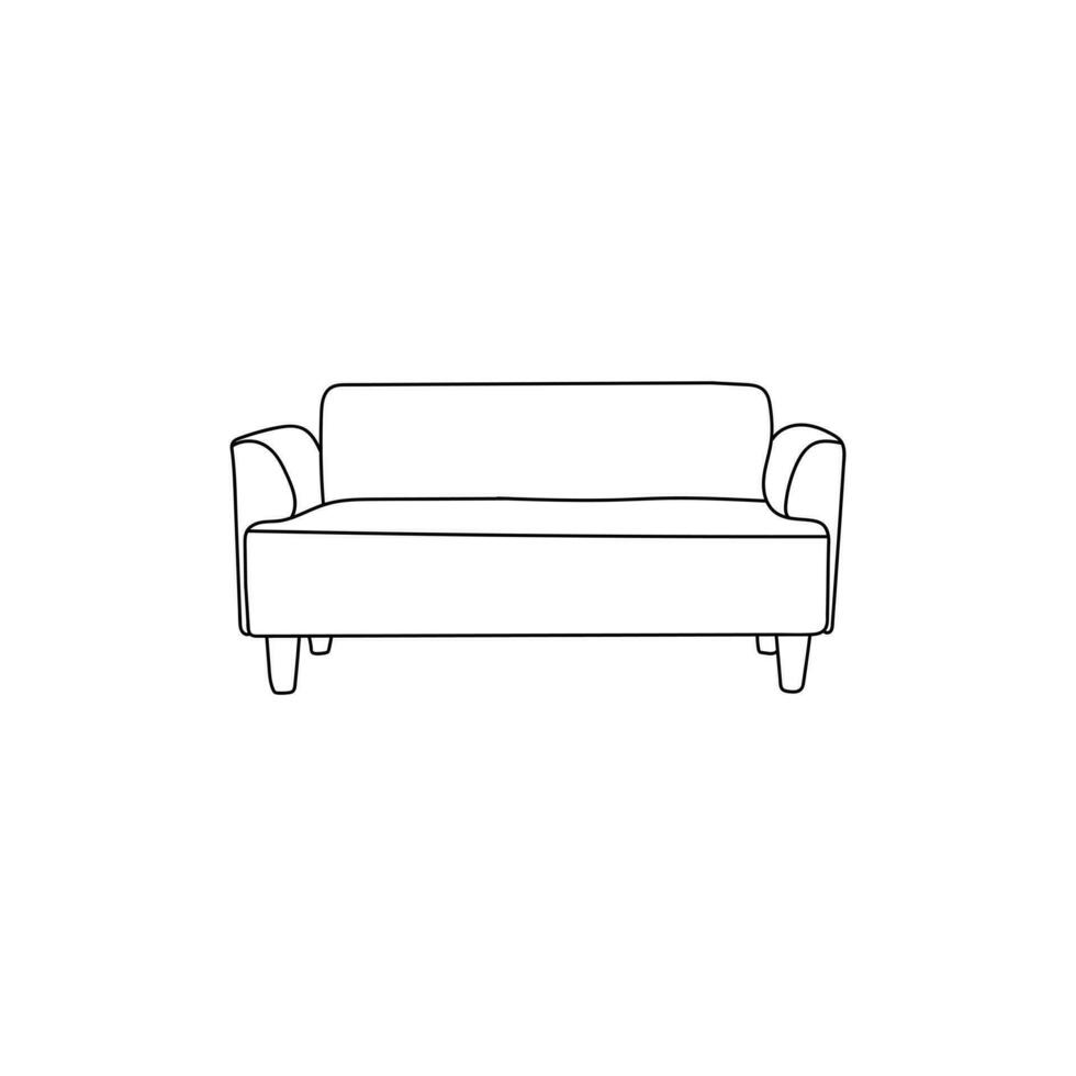 Sofa graphic icon logo design abstract concept vector template