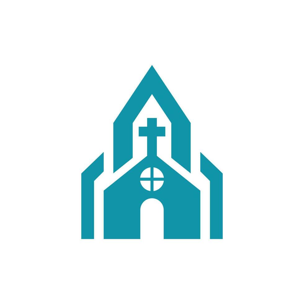 building church modern design template, illustration creative design vector