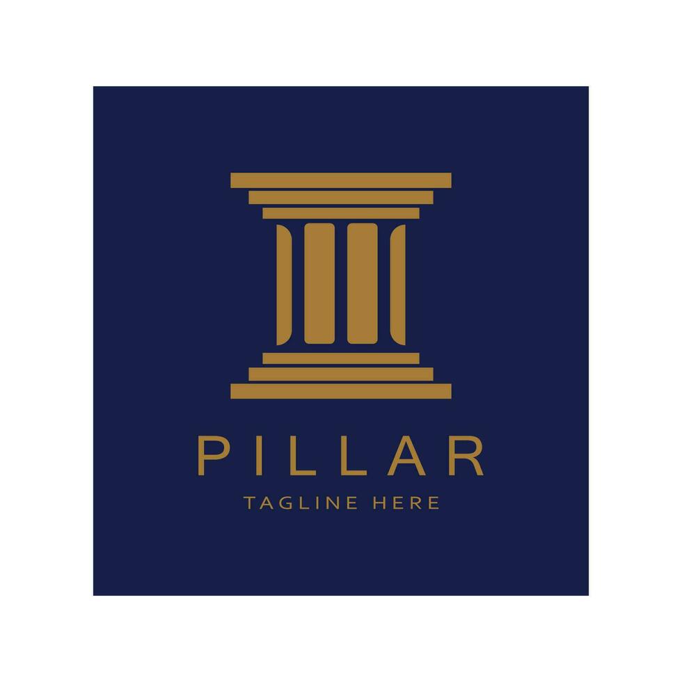Column Logo vector symbol Template