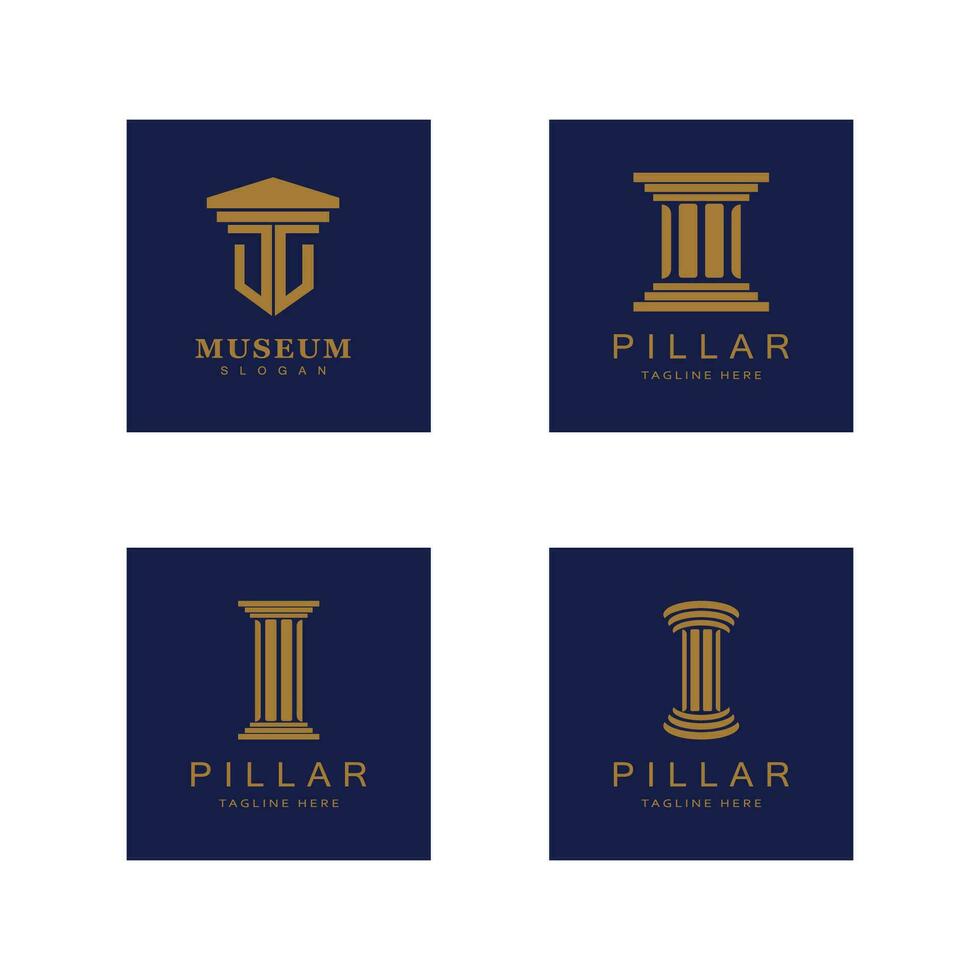 Column Logo vector symbol Template