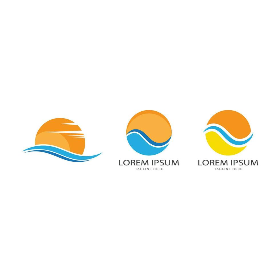 Sun Vector illustration Icon Logo Template design