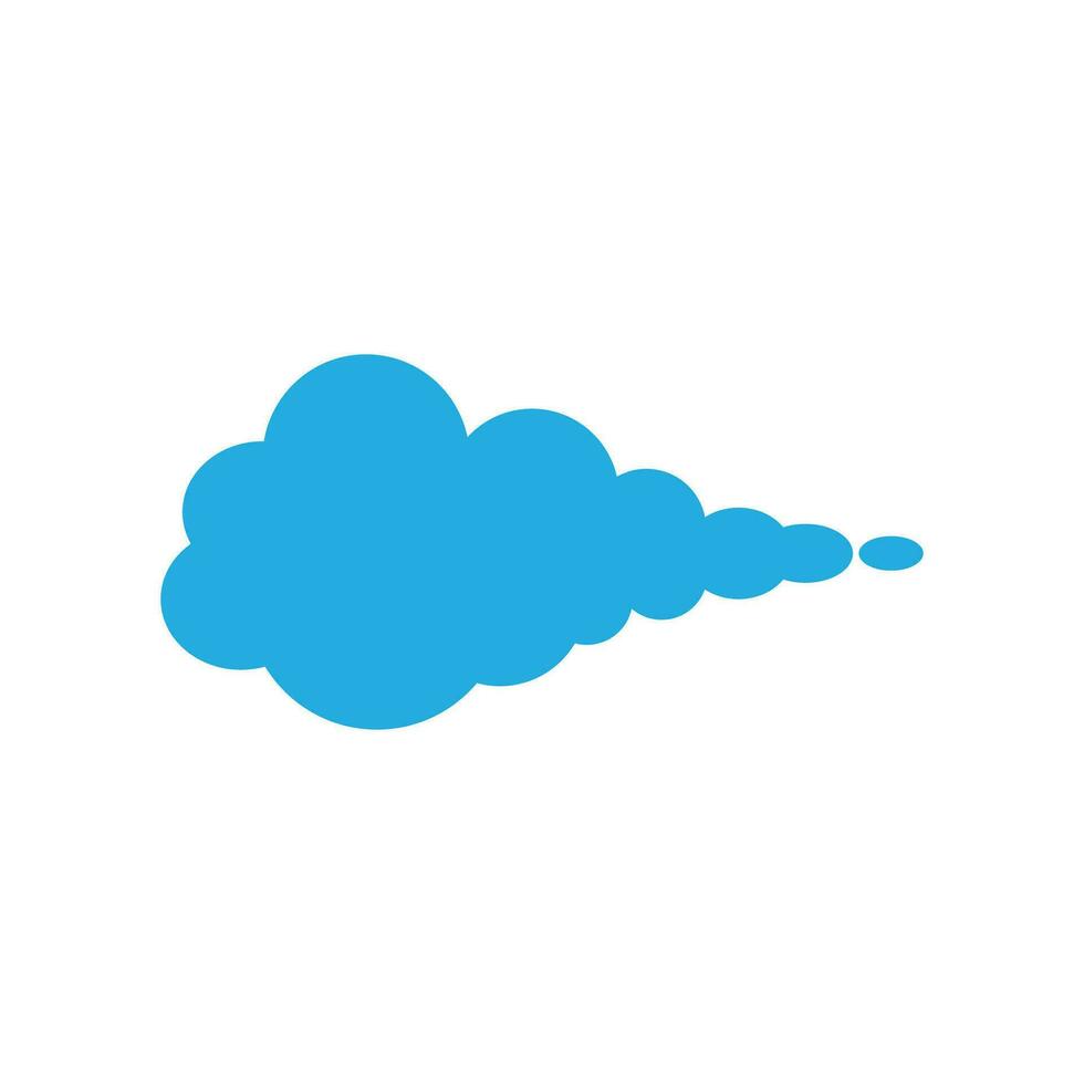 Cloud illustration logo icon vector flat design