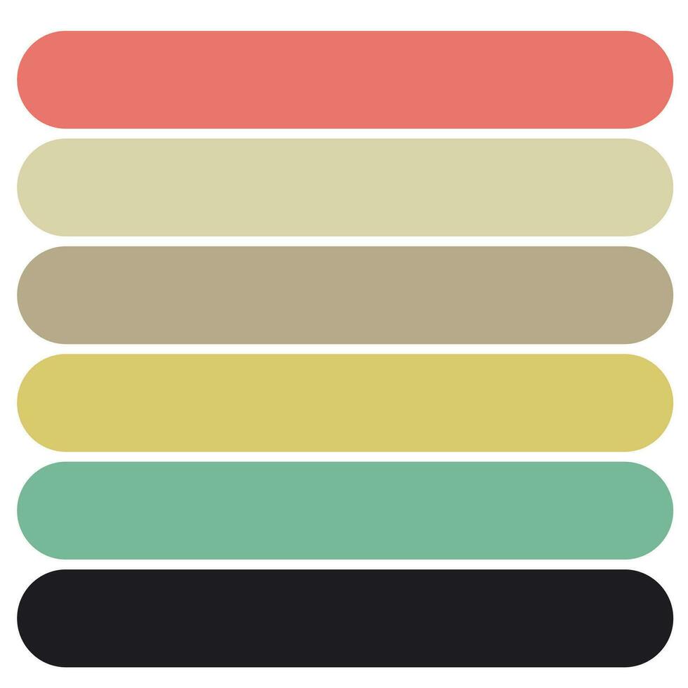 Color palette design template vector