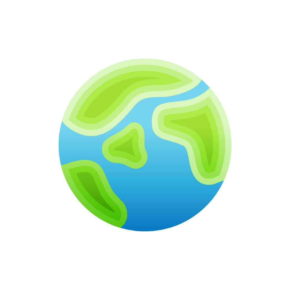 Vector element of Earth, Save the World concept.