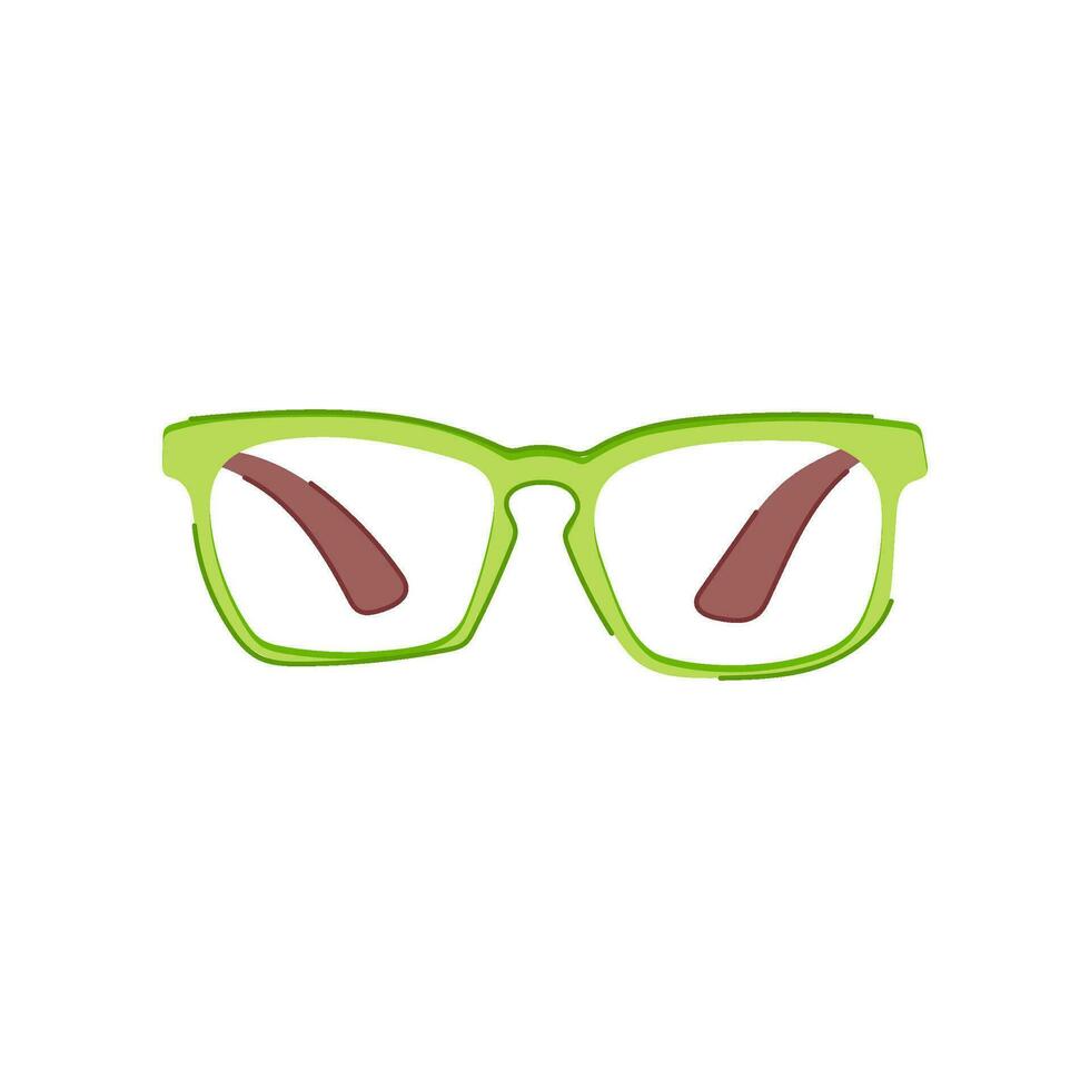 technology computer glasses cartoon vector illustration