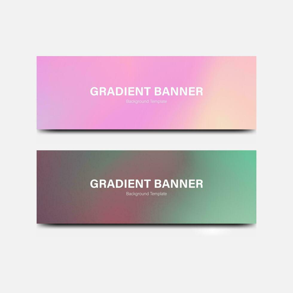 header banner abstract gradient background vector