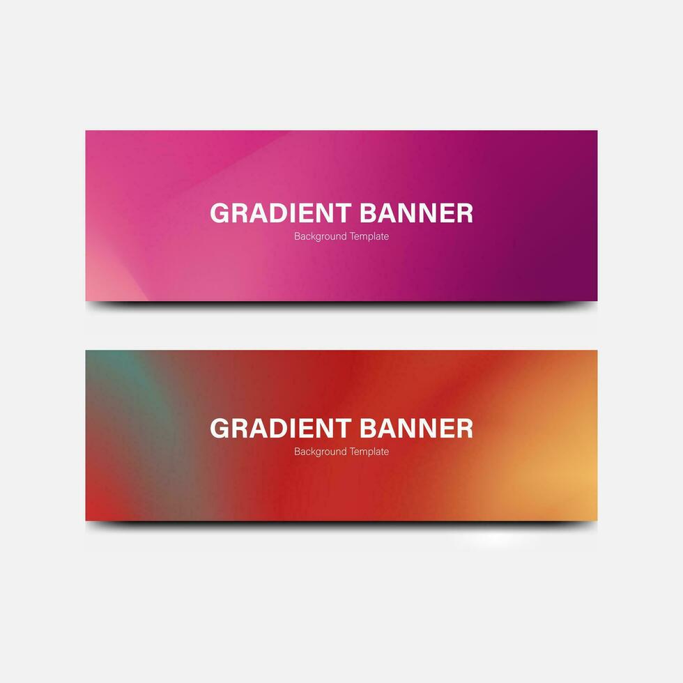 beautiful gradient abstract background used for banner template vector