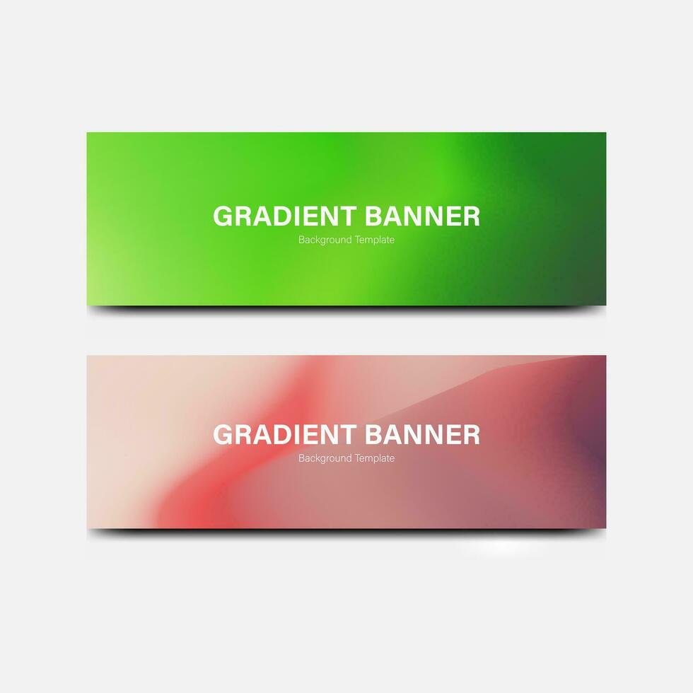 beautiful gradient abstract background used for banner template vector