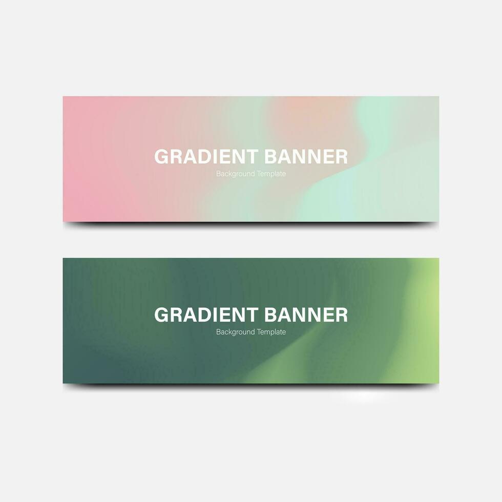 vector abstract gradient background banner template
