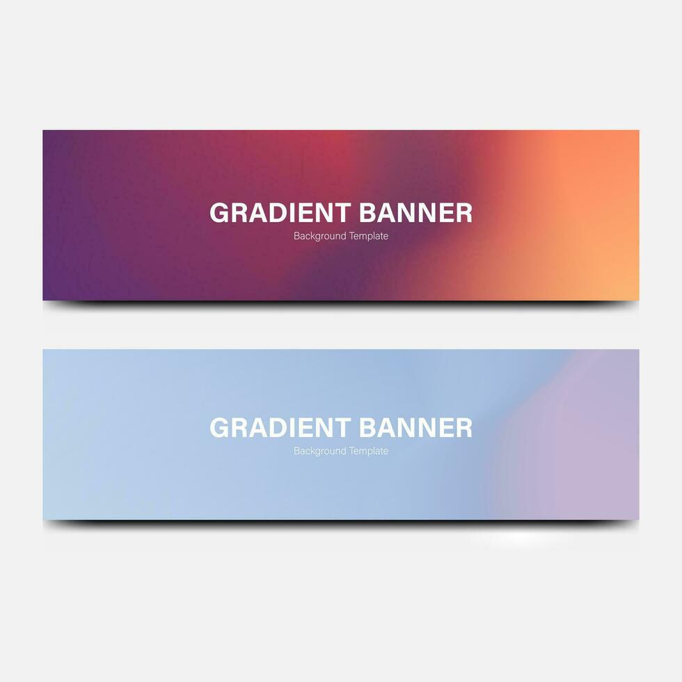 header banner abstract gradient background vector