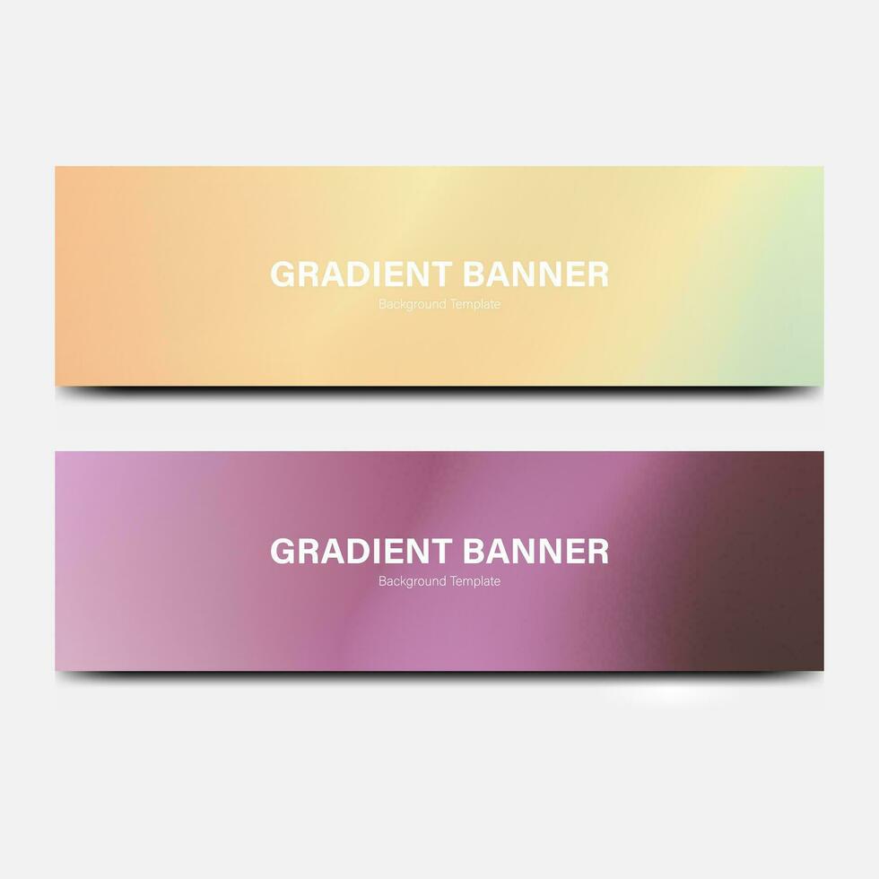 header banner abstract gradient background vector