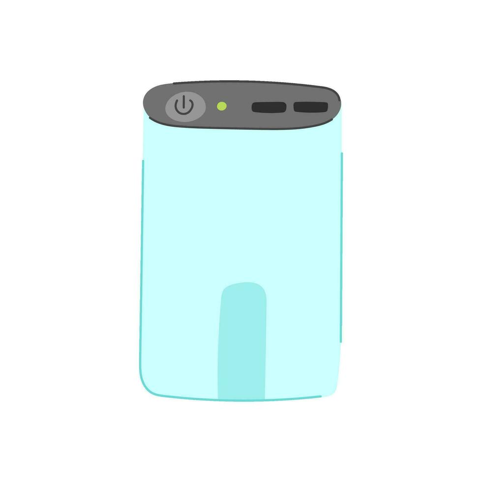 cable power bank cartoon vector illustration