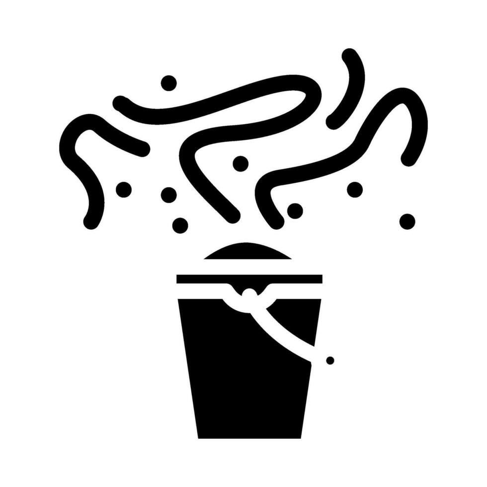 odor smell glyph icon vector illustration