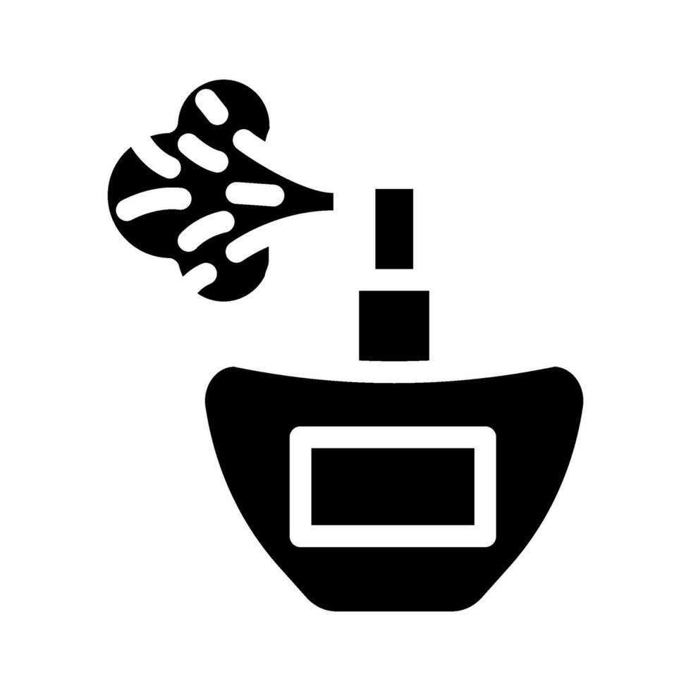 scent smell glyph icon vector illustration
