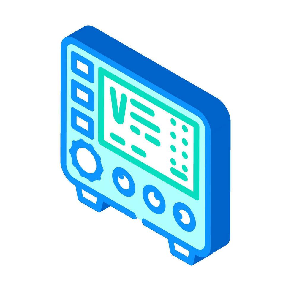 power supply electrical engineer isometric icon vector illustration