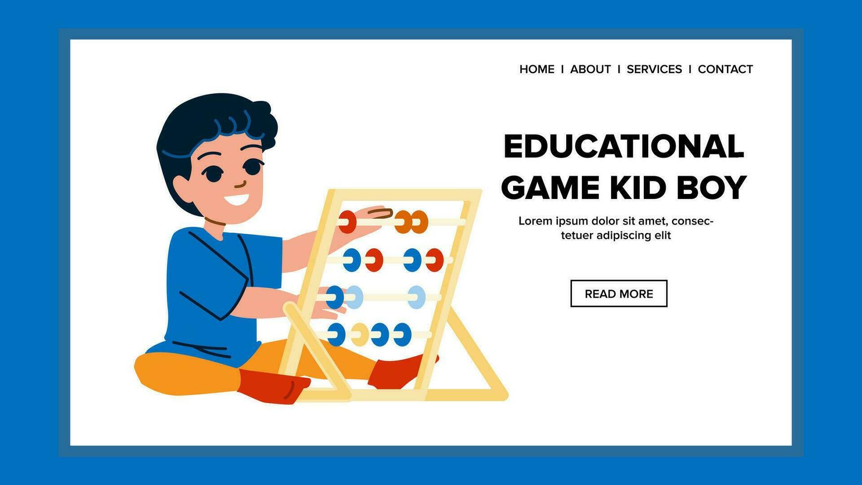 educational game kid boy vector 25441512 Vector Art at Vecteezy