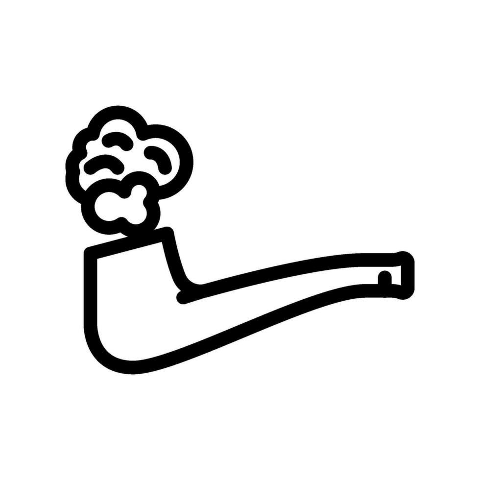 fume smell line icon vector illustration
