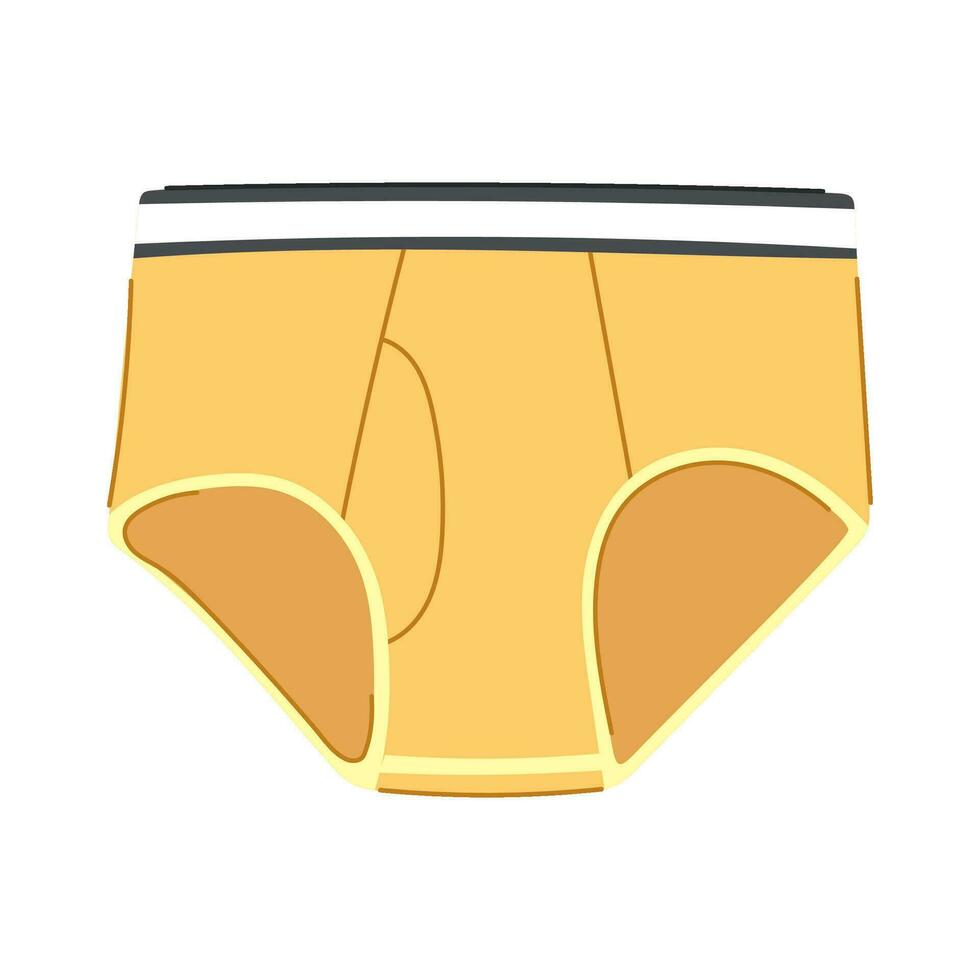 underpants underwear men cartoon vector illustration