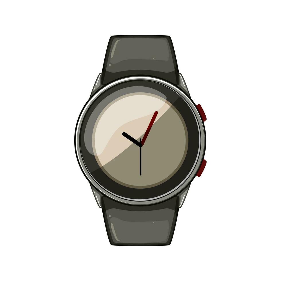 wrist smart watch cartoon vector illustration