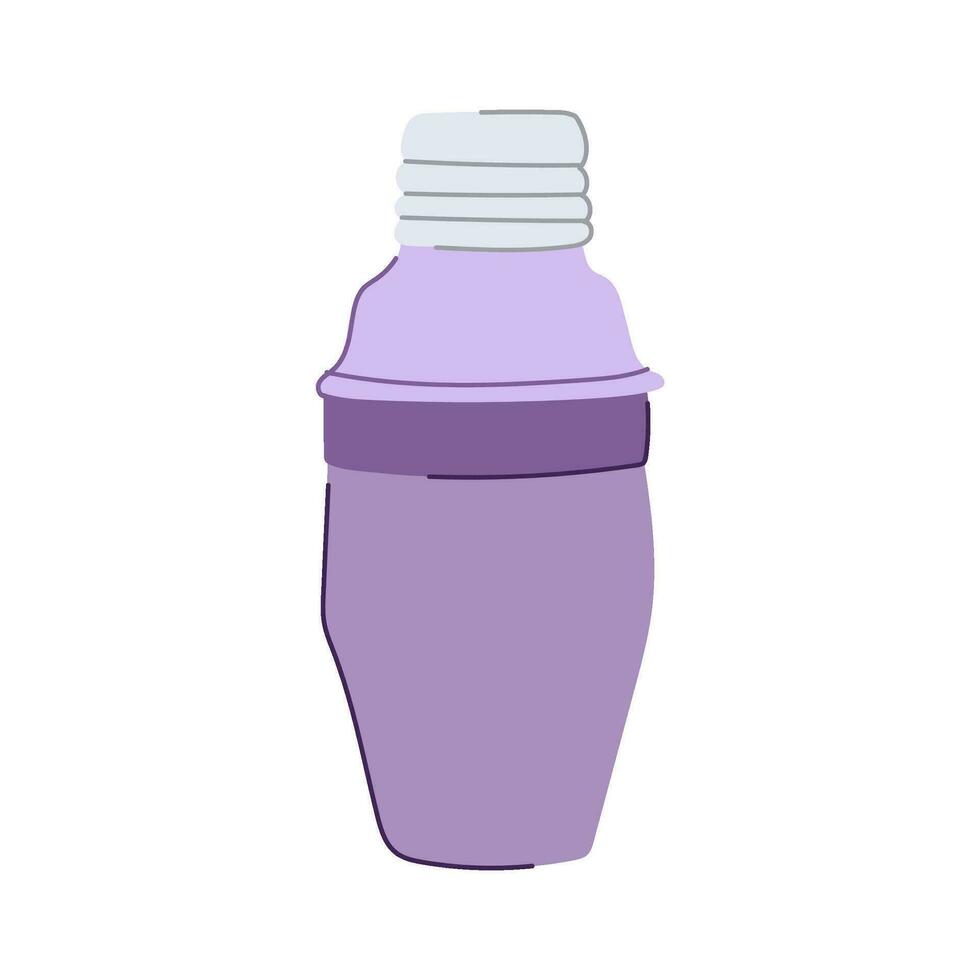 mix cocktail shaker cartoon vector illustration