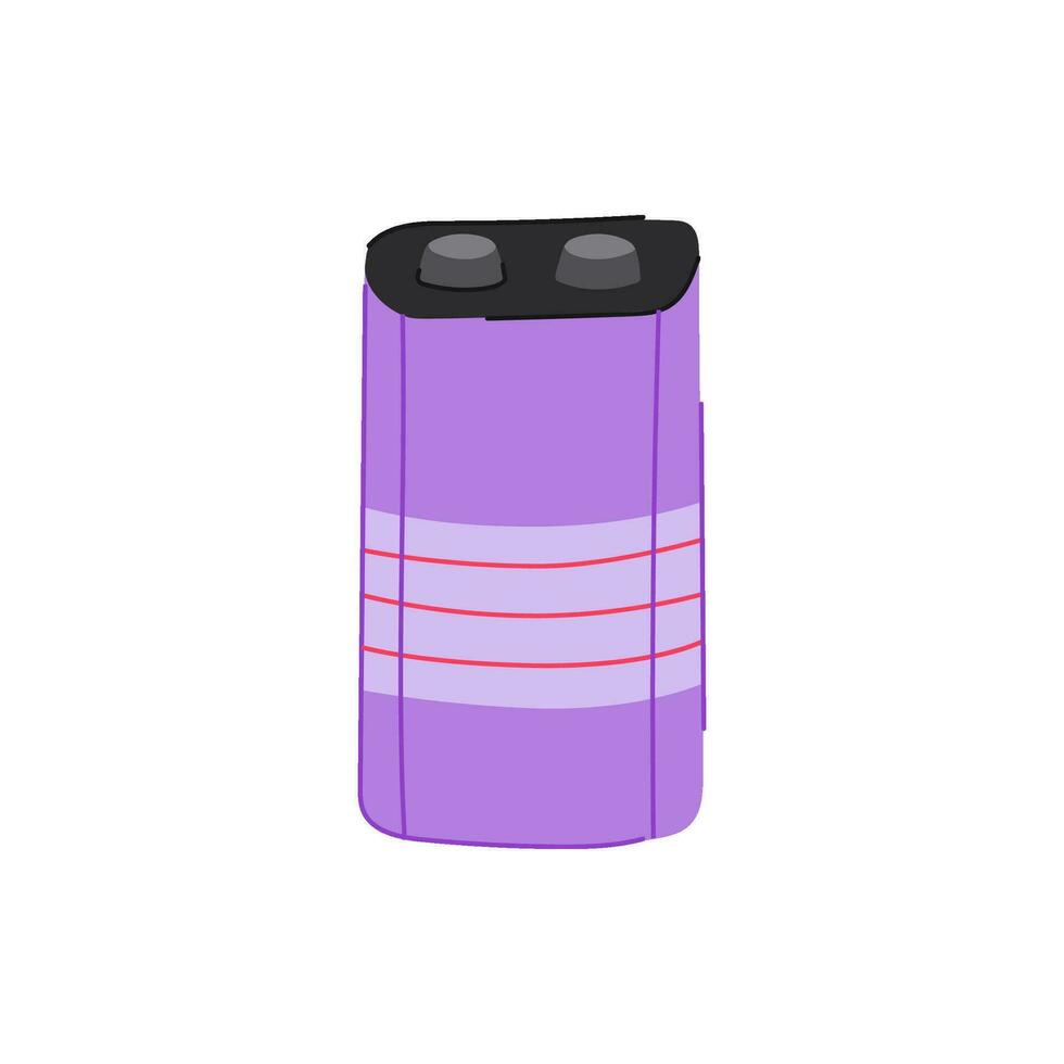 recargar batería energía dibujos animados vector ilustración