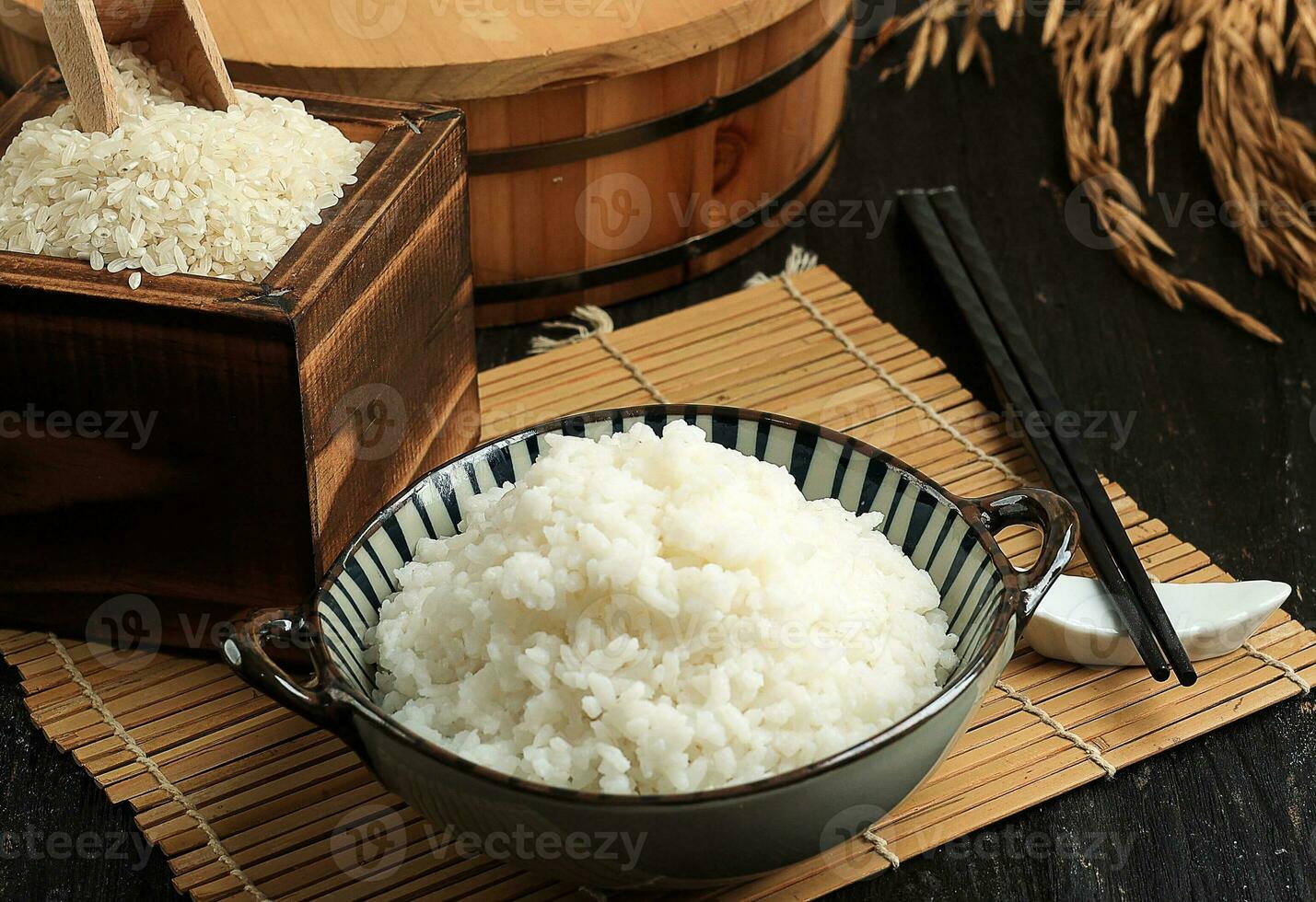 Japanese  Steam Rice photo