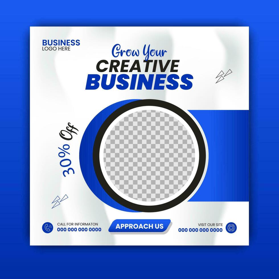 Business Agency Marketing Flat Design Vector For Social Media, Story And Web Banner Ads.