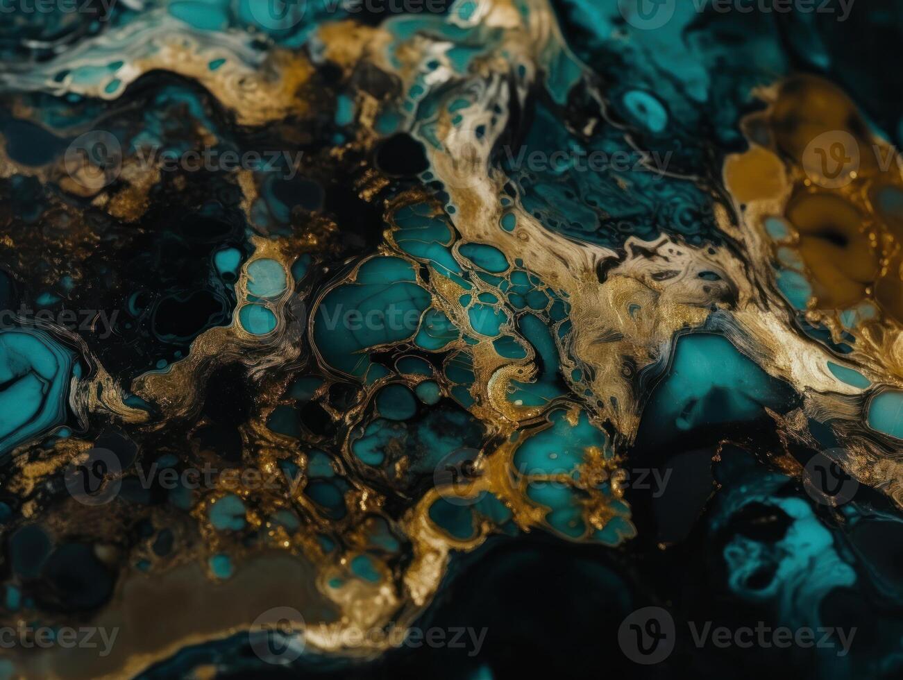 Bright fluid marble paint pattern Dynamic liquid shapes background created with technology photo
